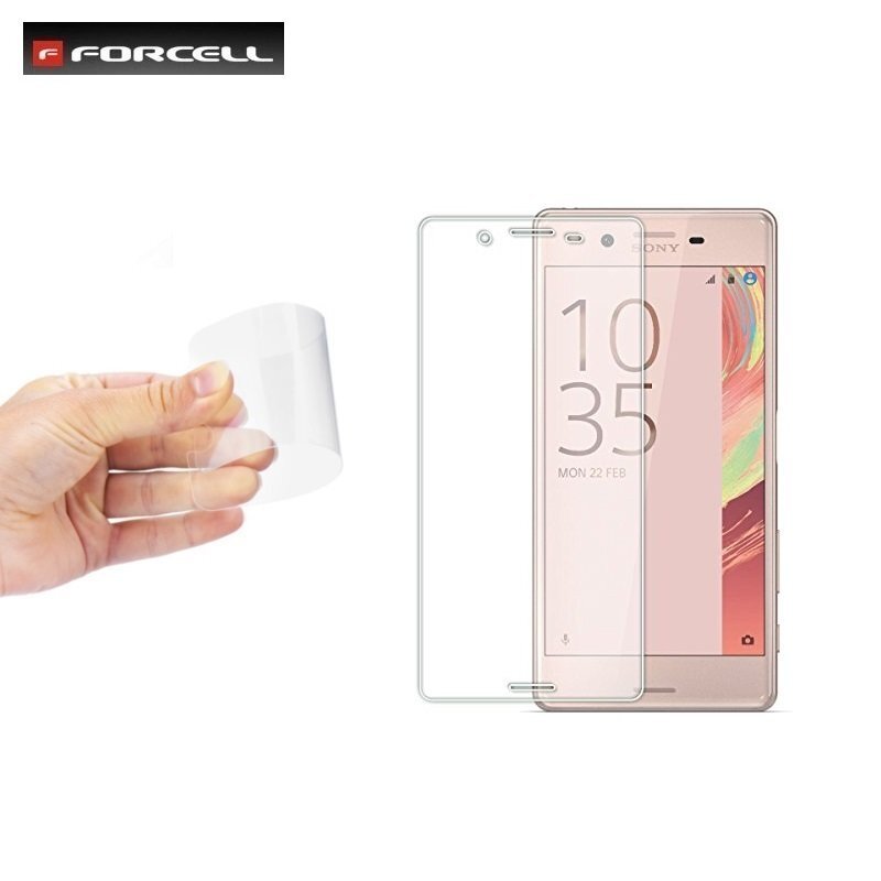 Forcell Flexible 0.2mm 9H Hybrid Anti scratch Premium Tempered Glass Sony Xperia XA / XA Dual цена и информация | Apsauginės plėvelės telefonams | pigu.lt