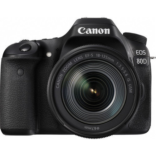 Canon EOS 80D + EF-S 18-135 mm IS USM rinkinys kaina ir informacija | Skaitmeniniai fotoaparatai | pigu.lt