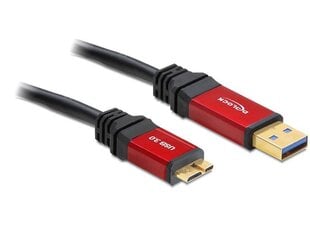 Delock 82762, UBS-A/Micro USB-B, 3 м цена и информация | Кабели и провода | pigu.lt