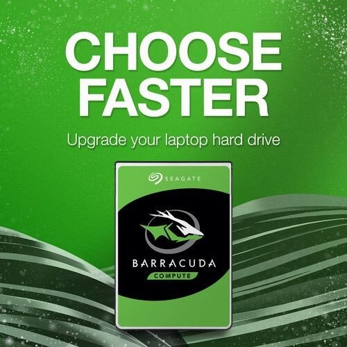 Seagate - BarraCuda 1TB 2,5'' 128MB ST1000LM048 kaina ir informacija | Vidiniai kietieji diskai (HDD, SSD, Hybrid) | pigu.lt