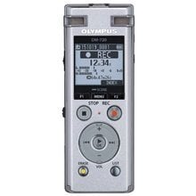 Диктофон DM-720 Olympus, серебристый цена и информация | Диктофоны | pigu.lt