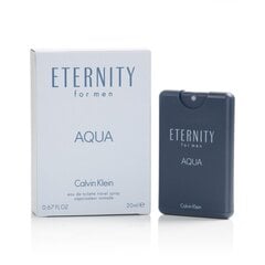 Туалетная вода Calvin Klein Eternity Aqua For Men edt 20 мл цена и информация | Мужские духи | pigu.lt
