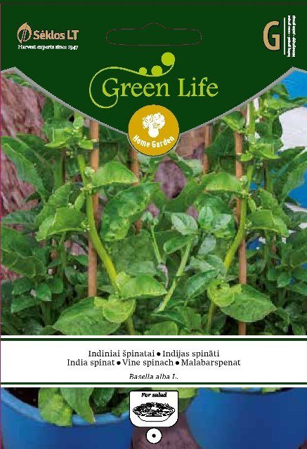 Indiniai špinatai Green Life kaina ir informacija | Prieskonių sėklos | pigu.lt