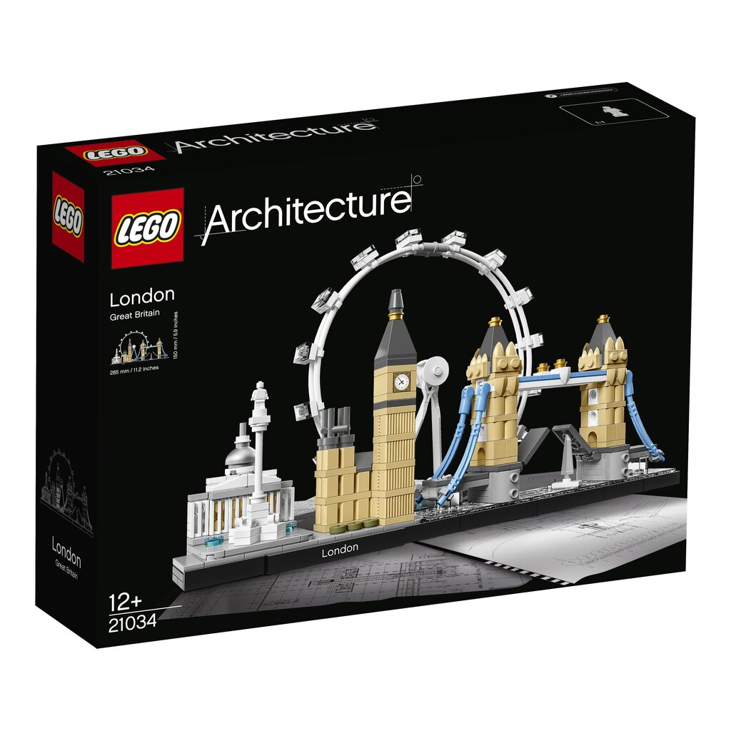 21034 LEGO® Architecture Londonas цена и информация | Konstruktoriai ir kaladėlės | pigu.lt