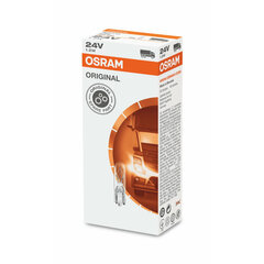Лампы Osram B8.5D, 1.2W 24V цена и информация | Автомобильные лампочки | pigu.lt