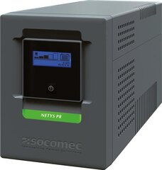 Socomec - NETYS PR MT1500VA/1050W 230V/AVR/LCD/6xIEC/USB/MINI TOWER kaina ir informacija | Nepertraukiamo maitinimo šaltiniai (UPS) | pigu.lt