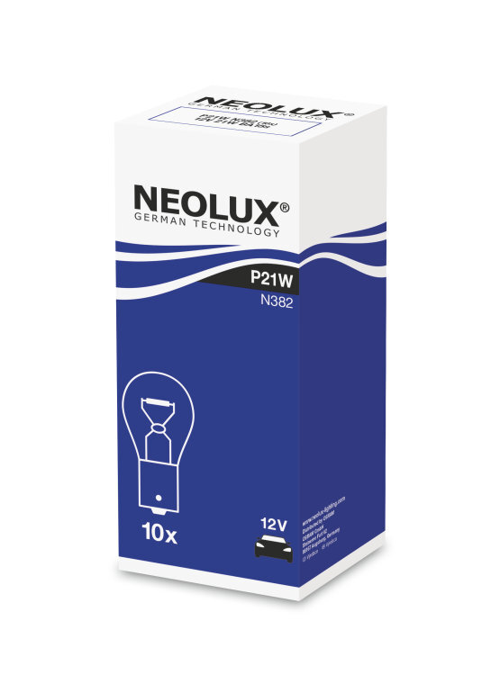 Lemputė Neolux P21W 12V BAY15S 5XFS10 kaina ir informacija | Automobilių lemputės | pigu.lt
