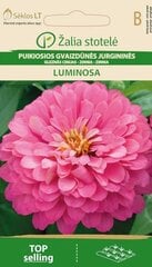 Цинния георгиновидная LUMINOSA цена и информация | Семена цветов | pigu.lt