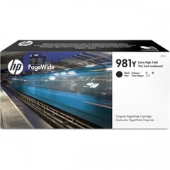 Картридж для струйного принтера HP 981Y (L0R16A), черный цена и информация | Картриджи для струйных принтеров | pigu.lt