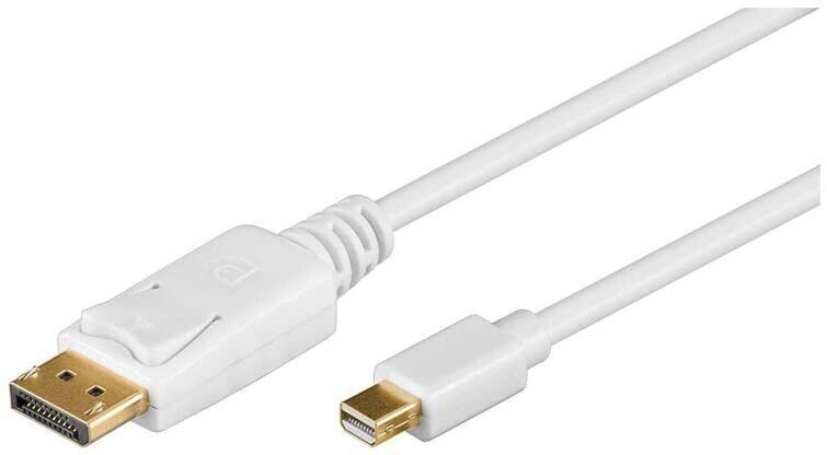 PremiumCord DisplayPort kabelis, baltas kaina ir informacija | Kabeliai ir laidai | pigu.lt