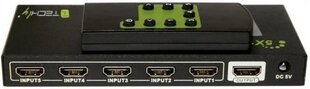 Переключатель Techly 5 портов HDMI 5x1 4K*30Гц цена и информация | Адаптеры, USB-разветвители | pigu.lt