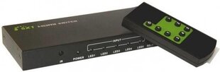 Переключатель Techly 5 портов HDMI 5x1 4K*30Гц цена и информация | Адаптеры, USB-разветвители | pigu.lt