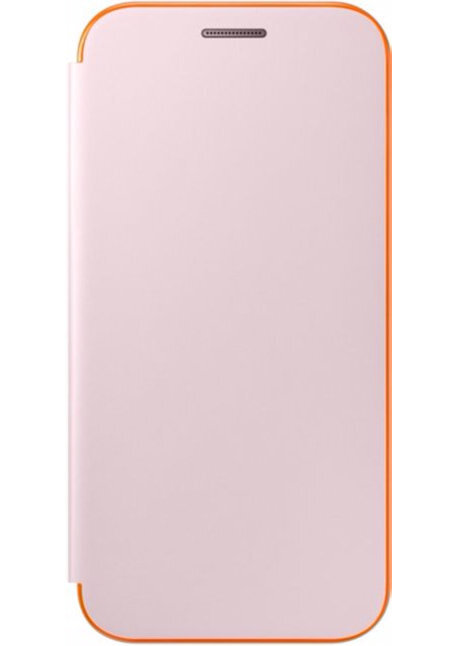 Atverčiamas dėklas Samsung Galaxy A320 Flip cover Neon, Rožinis kaina ir informacija | Telefono dėklai | pigu.lt