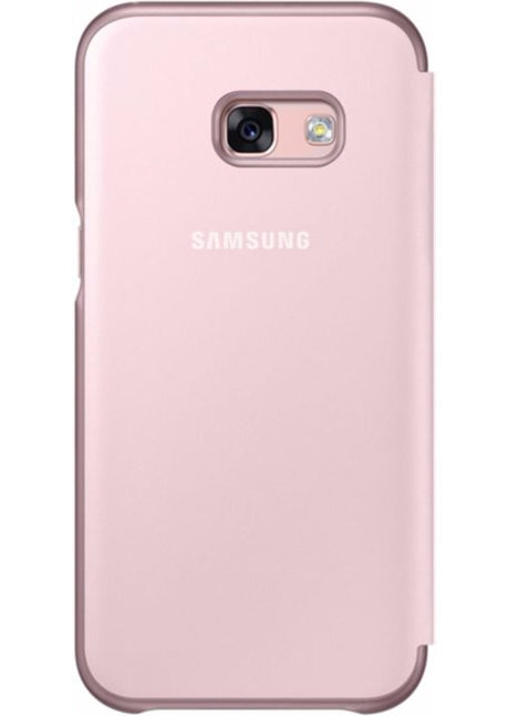 Atverčiamas dėklas Samsung Galaxy A320 Flip cover Neon, Rožinis kaina ir informacija | Telefono dėklai | pigu.lt