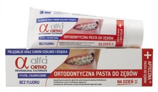 Dantų pasta Alfa Ortho Day, 75 ml kaina ir informacija | Dantų šepetėliai, pastos | pigu.lt