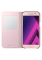 Atverčiamas dėklas S-View, skirtas Samsung Galaxy A5 A520, Rožinis цена и информация | Telefono dėklai | pigu.lt