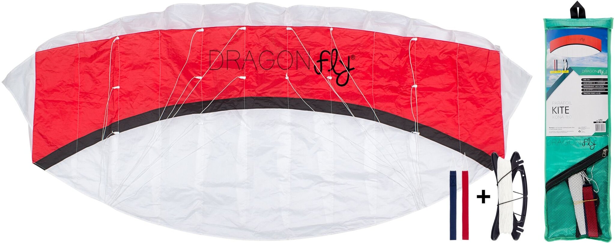 Jėgos aitvaras Dragon Fly Kona 160 цена и информация | Aitvarai ir jų priedai | pigu.lt