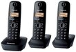 Panasonic KX-TG1613JTH, juodas цена и информация | Stacionarūs telefonai | pigu.lt