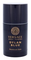 Парфюмированный дезодорант Versace Pour Homme Dylan Blue 75 мл цена и информация | Мужская парфюмированная косметика | pigu.lt