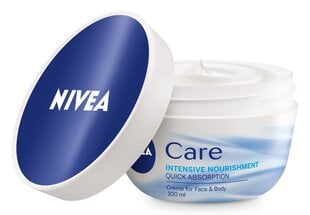 Крем для тела Nivea Care 100 мл цена и информация | Кремы, лосьоны для тела | pigu.lt