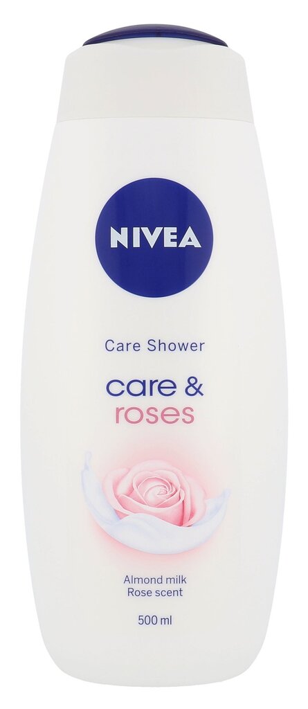 Dušo želė Nivea Care & Roses 500 ml kaina ir informacija | Dušo želė, aliejai | pigu.lt