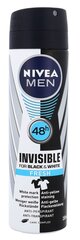 Antiperspirantas Nivea Men Invisible Black & White vyrams 150 ml kaina ir informacija | Dezodorantai | pigu.lt