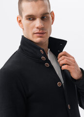 Džemperis su sagomis elegantiškas OMBRE CARMELO juodas kaina ir informacija | Megztiniai vyrams | pigu.lt