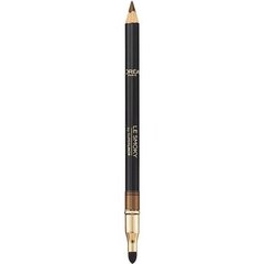 Akių kontūro pieštukas su kempinėle L'Oreal Paris Color Riche Le Smoky 1.2 g, 204 Brown Fusio цена и информация | Тушь, средства для роста ресниц, тени для век, карандаши для глаз | pigu.lt