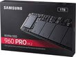 Samsung 960 Pro 1TB M.2 PCIe (MZ-V6P1T0BW) kaina ir informacija | Vidiniai kietieji diskai (HDD, SSD, Hybrid) | pigu.lt