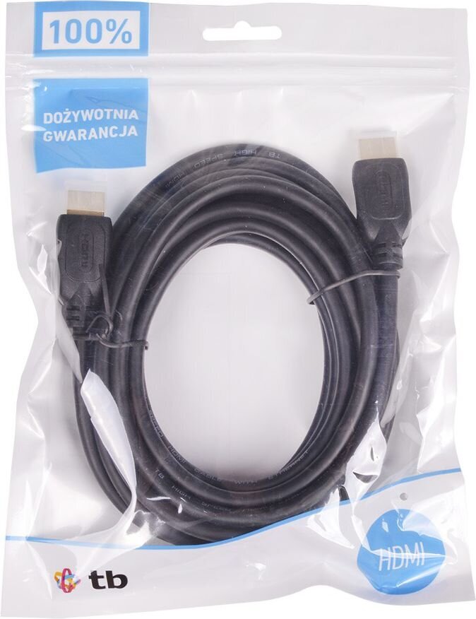 TB - Kabel HDMI 1.4 5m. kaina ir informacija | Kabeliai ir laidai | pigu.lt