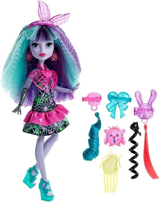 Lėlė Monster High Twyla ir Klodina „Įsielektrink“, DVH69, 1 vnt. kaina ir informacija | Žaislai mergaitėms | pigu.lt