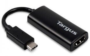 TARGUS USB-C TO HDMI ADAPTOR BLACK kaina ir informacija | Kompiuterių aušinimo ir kiti priedai | pigu.lt