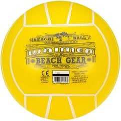 Мяч для пляжного волейбола Waimea 16TA, желтый, 21 см цена и информация | Волейбольные мячи | pigu.lt