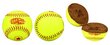 Beisbolo kamuoliukas Abbey 23MH, geltonas/raudonas, 9,5 cm цена и информация | Beisbolas | pigu.lt