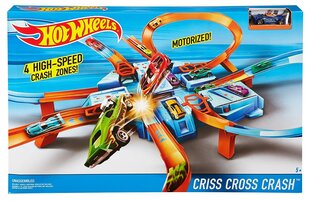 Трек "Столкновение на пересечении" Hot Wheels, DTN42 цена и информация | Игрушки для мальчиков | pigu.lt