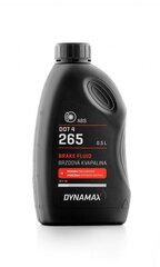Тормозная жидкость Dynamax 265 Dot4, 0,5 л цена и информация | Dynamax Автотовары | pigu.lt