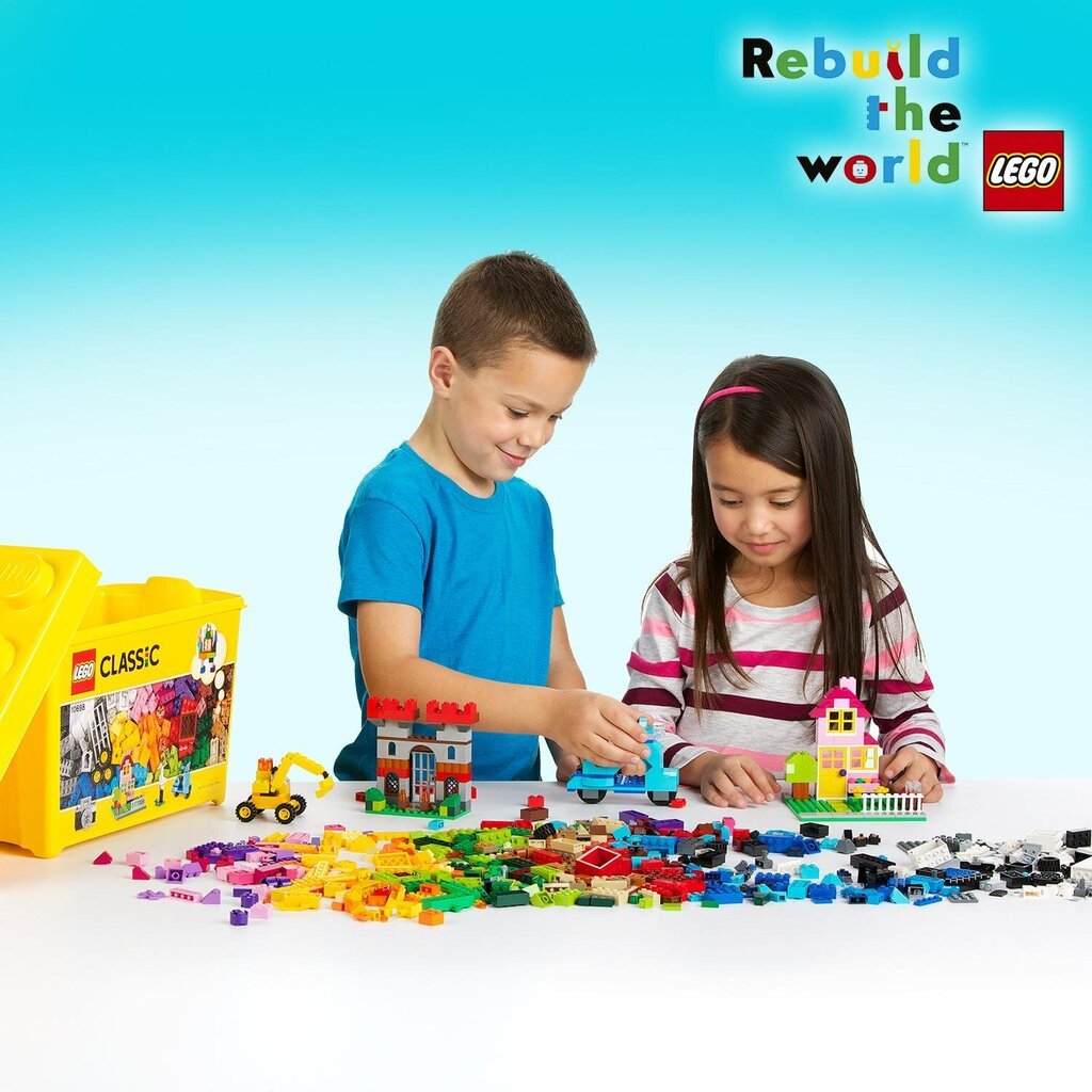 10698 LEGO® Classic LEGO didelė kaladėlių dėžė kaina ir informacija | Konstruktoriai ir kaladėlės | pigu.lt