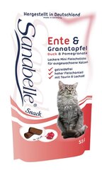 Sanabelle Adult Ostrich (strutis) 2kg + Snack Duck 55g kaina ir informacija | Sausas maistas katėms | pigu.lt