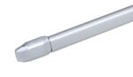 Apatinės užuolaidėlės ištraukiamas karnizas, 60 cm - 80 cm, sidabrinė