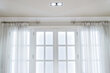 Double metal curtain rod 16 mm + 16 mm ELIZA, 180 cm, matt chrome kaina ir informacija | Karnizai | pigu.lt