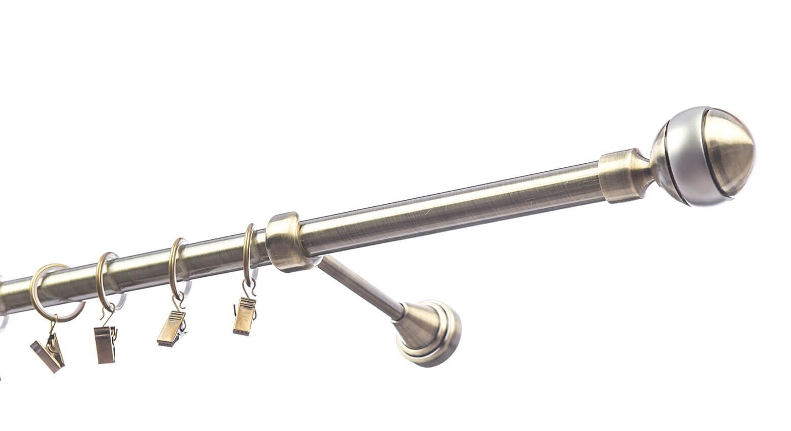 Viengubas karnizas 19mm OLIMP, 150 cm, antikos kaina ir informacija | Karnizai | pigu.lt