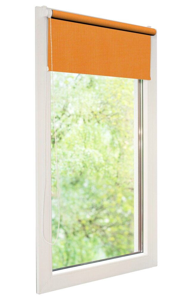 Roletas mini POLIESTER 60x150cm, Oranžinė 852 цена и информация | Roletai | pigu.lt