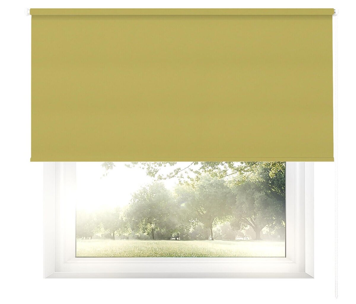Sieninis roletas su audiniu Dekor 130x170 cm, d-12 žalia kaina ir informacija | Roletai | pigu.lt