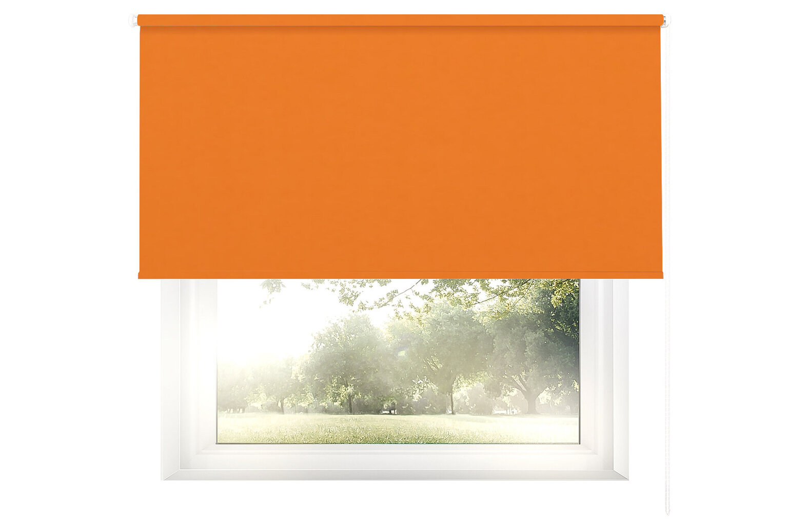 Sieninis roletas su audiniu Dekor 80x240 cm, d-06 Oranžinė kaina ir informacija | Roletai | pigu.lt