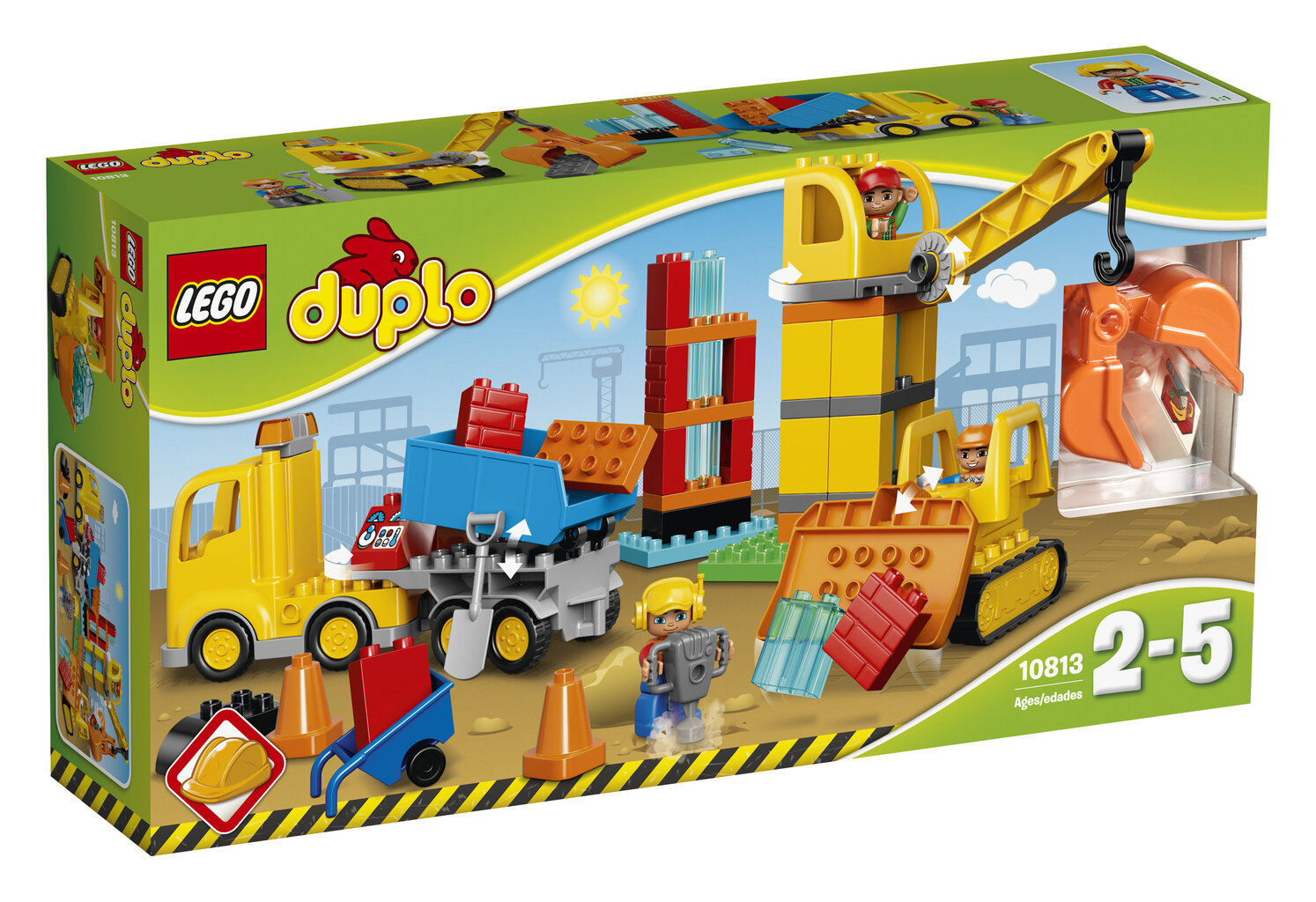 10813 LEGO® DUPLO Didelė statybų aikštelė kaina ir informacija | Konstruktoriai ir kaladėlės | pigu.lt