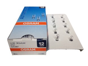 Automobilio lemputė Osram W2 4,6 12V 1,2W kaina ir informacija | Osram Elektros įranga | pigu.lt