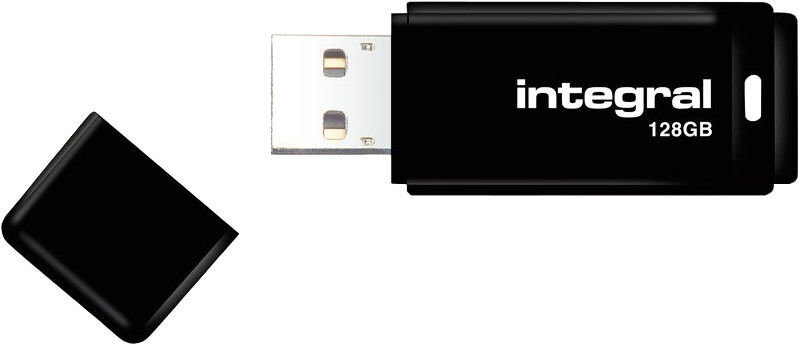 USB laikmena INTEGRAL, 128GB, USB 2.0, juoda kaina ir informacija | USB laikmenos | pigu.lt