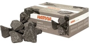 Saunos akmenys HARVIA olivino diabazas 20KG D10-15CM AC3020 kaina ir informacija | Saunos, pirties krosnelės | pigu.lt