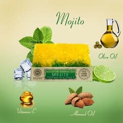 Увлажняющее мыло ручной работы MOJITO Saules Fabrika, 80 г цена и информация | Saules fabrika Декоративная косметика | pigu.lt