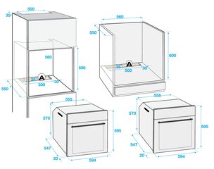 Beko BIM24400BCS kaina ir informacija | Orkaitės | pigu.lt